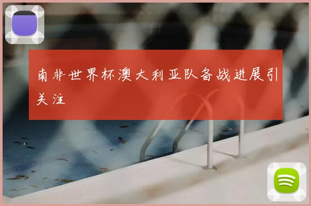 南非世界杯澳大利亚队备战进展引关注